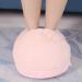 USB Foot Warmer Cushion Electric Heater for Winter - Cozy Slippers in Gray & Pink | Perfect for Office Use - Buy Online on GoSupps.com