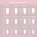 Ruarby 24x/Box Full Cover False Nails French Tip False Nails White French Press On Nails Artificial Nails Manicures Supplies - Buy Online on GoSupps.com