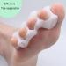 WUTAIN Toe Separator - Silicone Bunion Corrector & Toe Straightener for Foot Pain Relief, Overlapping Toes, Hammer Toes - Large - Buy Online on GoSupps.com