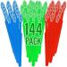 144 Bulk Toothbrushes Individually Wrapped Disposable Toothbrushes Soft Bristles Verity of Fun Colors Perfect for Travel Giveaways Hotels 144 Pack