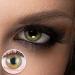 Buy Very Covering Natural Green Contact Lenses | Silicone Comfort Novelry Color Rose Green - DIA 14.00 -5.00 Diopters Includes Case - 1 Pair - Buy Online on GoSupps.com