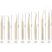 Buy Eyeline Tweezers Set - Stainless Steel Eyelash Extension Tweezers (8PC) for Professional 3D Volume Extensions - Perfect for False Lashes - International Shipping Available - Buy Online on GoSupps.com