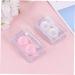 Buy Healvian Cute Mini Contact Lens Containers - 4-Piece Set with Mirror & Holder | Japanese Style Cleaning Case - Buy Online on GoSupps.com