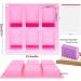 Bangp 4 Pack Silicone Soap Molds - 6 Cavities Handmade Soap Making & Baking Molds | DIY Crafts Soap Making Kit with 100pcs Bags - Buy Online on GoSupps.com