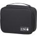 Digital Gadgets Storage Bag Separate Storage Adjustable Portable Data Cable Storage Bag for Home (Black) (Black) - Buy Online on GoSupps.com