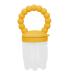 Food Pacifier - Food Grade Silicone Removable Fruit Nipple Feeder in Yellow | Safe & Easy Feeding for Babies - Buy Online on GoSupps.com