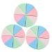 FRCOLOR 3 Sets Triangular Sponge Puff Girls Hair Clips for Makeup Face Triangle Puff Makeup Headband Milk Makeup Finger Facial Tool Makeup Applicator Tools Emulsion Miss Portable