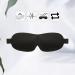 3D Contoured Blackout Sleep Eye Mask for Men and Women - Ultimate Sleeping Aid for Night Sleeping, Travel, and Naps - Soft Comfort Eye Shade Cover and Blindfold in Black - Buy Online on GoSupps.com