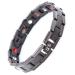 Titan Magnnet Arm Band men 5 element strong magnets 3500 Gauss Magnnet hardship Germanium women with setting tools and gift box (black) gift for Father's Day