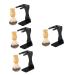 Fomiyes 4 sets of shaving razor -free razor Shell Face Salon brush men black suits suit for men shaving stands for men shaving brushes and holder razor tool holder