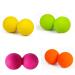Frcolor 3-Pack Peanut Massage Balls | Muscle Roller & Foot Massager | Joint Pain Relief | Microfiber Towels Included - Buy Online on GoSupps.com