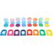 Cosiki Courage de Cheveux pour Filles Lavables Cheveux Temporaires la Craie Dye de Colorant de Lumineux Temporaire 8 Couleurs Poudre de Coloration de pour le Nouvel an d'anniversaire Cosplay - Buy Online on GoSupps.com