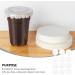 HEMOTON 500pcs Leak-Proof Sealing Paper Bottle Sealing Papers Coffee Strainer Paper Filter Paper Replacement Sealer Machine Disposable Cup Lid Sealer Filling Travel White Tea Cup re-usable 11.5X11.5X0.05CM - Buy Online on GoSupps.com