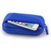 Diabetic Travel Case Glucose Meter Organizer - Small Hard Shell, Blue - Buy Online on GoSupps.com