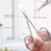 ACWOO 2PCS Sharp Curved Cuticle Nail Scissors - Stainless Steel Multi-Purpose Beauty Manicure Cutter for Nail, Toenail, Eyebrow, Eyelash - Buy Online on GoSupps.com