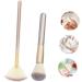 Housoutil 1 Set Makeup Brush Highlighter Brush for Highlighter Facial Tools Makeup Tools Facial Fan Blush Corrugated Silk Nylon Wool Woman Powder Brush Make up - Buy Online on GoSupps.com