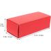 Gatuida 12pcs Essential Oil Packing Box Storage Bridesmaid Cardboard 13X5.2cm Red - Buy Online on GoSupps.com