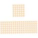 Toyandona 200 Stk Log Color Peach Cherz unfinished Valentine pearls unfinished loose pearls Heart-shaped diy pearls Valentine's Day Crafting beads wedding Big pearls wooden child