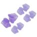 Silicone Toe Spacer Set - 4 Pairs for Bunion & Overlapping Toe Correction - Purple - Buy Online on GoSupps.com