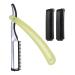 EXCEART Razors Folding Razor Straight Razor Shaving Razor Manual Scraper
