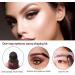 Eyebrow Stamp Eyebrow Stamp Stencil kit One Step Brow Stamp Shaping Kit 12 Reusable Eyebrow Template With Strap 2 Eyebrow Pen Brushes (DARK BROWN) - Buy Online on GoSupps.com