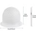 Dadabig 2 Sets Hair Dyeing Highlighting Cap Silicone Highlighting Cap Professional Reusable Salon Hair Coloring Hat with 2 Metal Hooks and 100 Gloves for Dyeing Hair - Buy Online on GoSupps.com