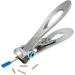 HCHGJKN Nail Clippers Premium Stainless Steel Nail Clippers For Thick Nails Shave and Curve Blades Wide Jaw Heavy duty Anti-Slip - Buy Online on GoSupps.com