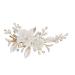 Holiday Decorations Bride Hair Clip Wedding Hair Clip Flower Wedding Hair Piece For Bride Hair Comb Barrette Bridal Hair Accessories Gold