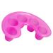 1 bol ongles cinq doigts pour un retrait rapide et facile des ongles polis bol ergonomique pour trempage des ongles rose rouge