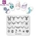 Kads Nail Art Stamping Template - Flower Pattern Stencil | 4pcs Manicure Supplies for Stunning Nail Art - Buy Online on GoSupps.com
