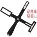 1 Nail Salon Magnet - Innovative Women Magnet Duraable Nail Decor Tool | Multifunctional Beginners Nail Polish Women Stick Metal 4.05 * 4.2 Inches Black - Buy Online on GoSupps.com