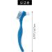 Kopinma 12 Pack Denture Toothbrush - Hard Double-Sided Denture Cleaning Brush for Effortless Care & Maintenance - Buy Online on GoSupps.com