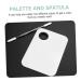 Balacoo Makeup Palette Set - 6 Watercolor Trays & Nail Color Mixing Palettes for Professional Nail Art & Makeup | Stainless Steel Paint Tools - Buy Online on GoSupps.com