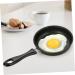 Zerodeko 4 Pcs Omelet Pan Tamagoyaki Frying Pan Steak Cooker Non Stick Skillets Breakfast Griddle Square Pan Non- Stick Frying Camping Griddle Pancakes Saucepan Egg Cooking Pot Mini Iron 25X12X2.8CMx2pcs Blackx2pcs - Buy Online on GoSupps.com