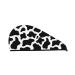 Cow Print Black White Microfiber Hair Towel Soft Super Absorbent Hair Towel Wrap for Women Coral Velvet Quick Dry Hair Cap for Long Curly and Thick Hair