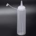 Nicfaky 6 x Clear White Plastic Squeeze Sauce Ketchup Cruet Bottles 8oz - Buy Online on GoSupps.com