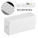 Nail Drill Storage Box | 30 Holes Organizer for Manicure Tools | Dustproof Acrylic Display Case - Buy Online on GoSupps.com