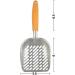 Large Metal Cat Litter Box Scoop Stainless Aluminum Alloys 13.8"*5.5"*1.8" (Yellow Handle) - Buy Online on GoSupps.com