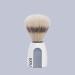 Nom Shaving Brush - ERIK Series - Pure Bristle - Durable White Plastic - Premium Men's Grooming Tool - International Shipping Available - Buy Online on GoSupps.com