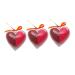 minkissy 3 Boxes Heart-shaped Makeup Sponge Cleaning Brush Cream Paint Tool Makeup Applicator Sponge Blending Sponge Blending Puff Girls Peach Heart Powder Hydrophilic Polyurethane Travel