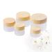 Beaupretty Cream Cosmetic Jars - 5ct Portable Wooden Travel Refillable Containers for Skincare - Buy Online on GoSupps.com