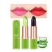 Aloe Vera Lipstick Magic Temperature Color Change Waterproof Long Lasting Lip Balm 24H Labiales Magicos Pintalabios Permanente 24 Horas Originales (2 Pcs Set)