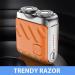 Mini Electric Shaver for Men - Portable Rechargeable Razor for Home Office & Travel - Sleek Black Design - Buy Online on GoSupps.com