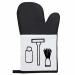 Azeeda 'Razor Lotion & Brush' Oven Glove / Mitt (OG00015607)