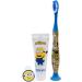 Mr. White Minions Travel Set for Children | 3-Pack Toilet Travel Items - Toothbrush 25ml Toothpaste & Cap - Buy Online on GoSupps.com