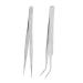 Xeodaun 2 x Rhinestone Tweezers for Rhinestone Accessories for Nail Design Perfect for Both Professional Studios and Home Use.