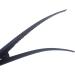 Topkids Accessories 2pc 13cm Hair clips for Women Duckbill/Beak/Concorde design Sectioning Hair Clips Hair Accessories for Women Hair grips Hairdressing clips (Enamel Black) - Buy Online on GoSupps.com