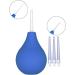 TopQuaFocus Enema Bulb Kit - 8oz Capacity with 4 Replaceable Nozzles (Blue) - Anal Vaginal Douche for Men and Women - Buy Online on GoSupps.com