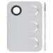 Cosmetics Makeup Mixing Palette Makeup Mixing Plate Stainless Steel Professional Pigment Blending Palette Spatula Rectangle Shape