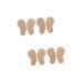Mobestech 4 Pairs Non-Slip Stickers Forefoot Mats Skid-Resistance Pads Skid- Resistance Pads Reusable Foot Pad Garden Chickens Ornaments Front Foot Pad Wear Pad Summer Leather
